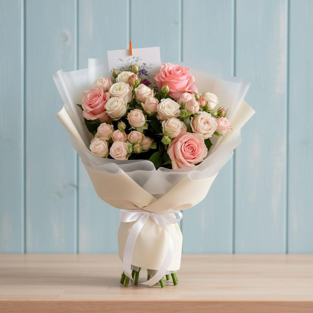 Букет цветов из: Розы в Кулунде