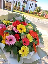 Букет цветов из:  Герберы #REPLACE_PRED# Кулунде