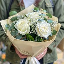 Букет Нежные грёзы в Кулунде Букет цветов из: Розы в Кулунде
