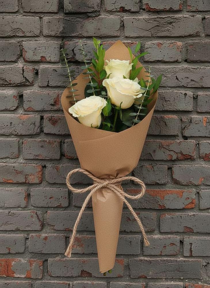 Букет из 3 роз в Кулунде Букет цветов из: Розы в Кулунде