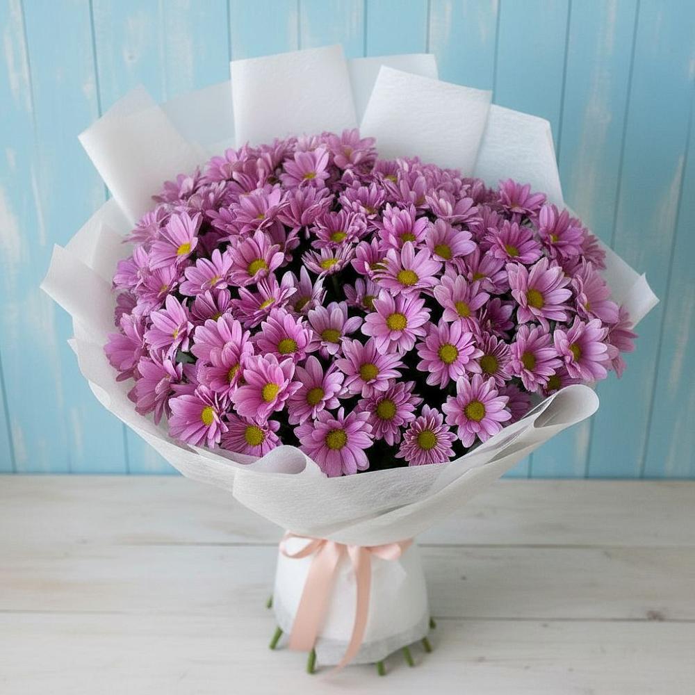 Букет цветов из: Хризантемы в Кулунде