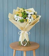 Букет цветов из:  Хризантемы и Розы в Кулунде